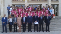 Fotografa de familia de la inauguracin del campus cientfico del ceiA3