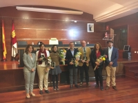 Los autores del libro, durante su presentación