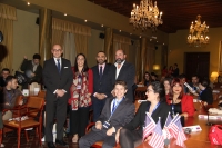 De izquierda a derecha, Jos Albert, Ana Fernndez, Alfonso Zamorano y Manuel Torres en la apertura de UCOMUN 