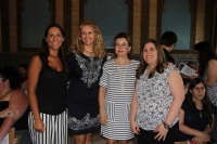 De izquierda a derecha, Rocío Serrano, Elena Gómez, Rosario Mérida y Cristina Aranzazu minutos antes de la inauguración del congreso.