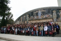 Participantes en el Café con Ciencia de 2011