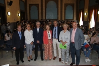 Rosario Mérida junto a los profesionales de la nutrición y el deporte