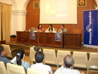 De izq. a dcha. Adela Gonzlez, Rosa Mara Romero y Juan de Dios Torralbo