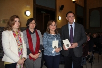 De izquierda a derecha, Rosario Mérida, Mª Luisa Calero, María Rosal y José Carlos Gómez Villamandos.