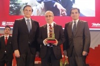 Desiderio Vaquerizo, junto a Jos Carlos Gmez Villamandos y Jos Antonio Nieto