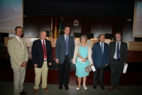 Autoridades presentes en la inauguración del seminario