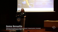 La investigadora Gema Revuelta durante su intervención